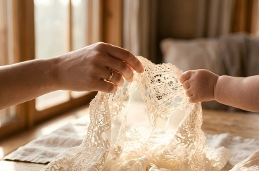 The Thread That Remembers: Why Lace Belongs at Life’s Most Sacred Moments